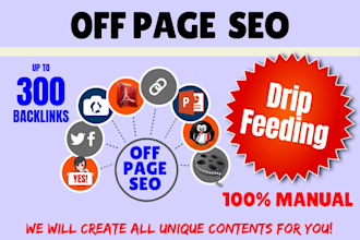 do off page SEO with drip feed backlinks