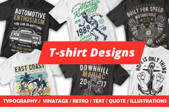 do amazing t shirt and logo design fast
