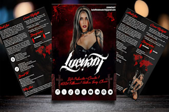 design media kit, press kit, one sheet, epk for brand, artist, influencer