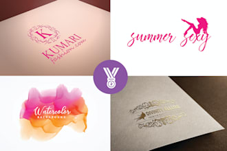 design feminine logo for women