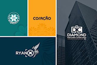 design modern flat logo for your app, website, business, and company