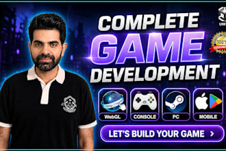 develop and design money making games in unity for android, ios, PC, browser