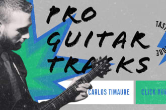 record professional electric guitar tracks