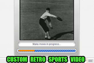 brand this vintage SPORTS and Exercise video with your url