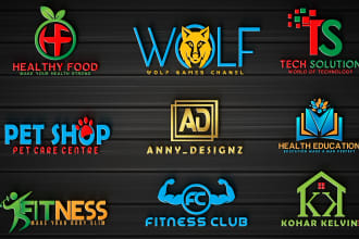 design 3d modern business logo with free vector file