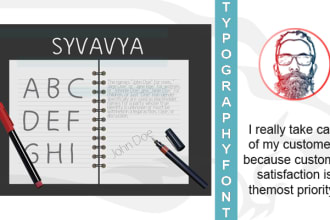 make your own font for you to use it in your projects