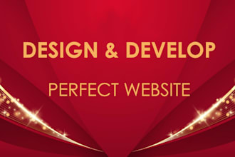 design and develop perfect website