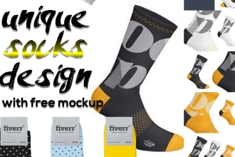 design a sublimation or unique socks or tie design pattern