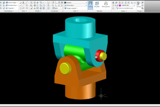 design 2d 3d mechanical parts and assembly for 3d printing