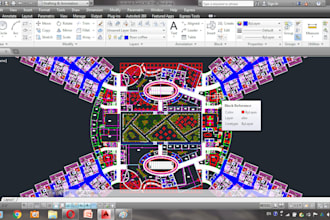 draw any 2d architectural drawing in autocad