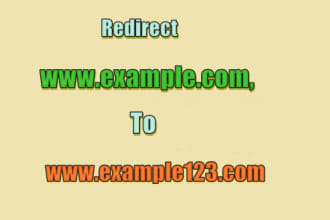 redirect your domain to your new website