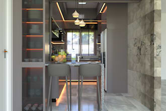 architectural 3d rendering for shop, office, apartment and house