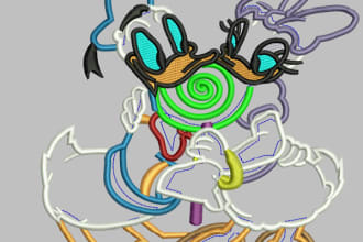 do logo digitizing for appliques in few hours
