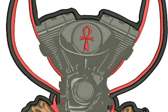 digitize image for embroidery and applique digitizing in hours