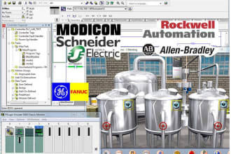 do industrial plc and hmi programming of any make or model