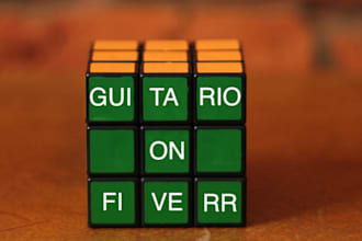 deliver a short rubiks cube stop animation with your message on it