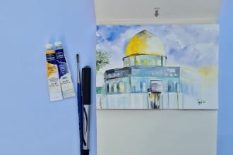 paint watercolor illustration and watercolor art