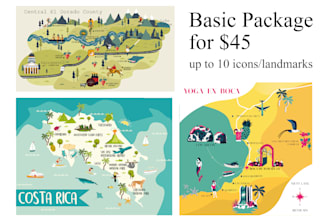 draw a map illustration for you