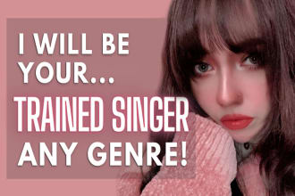 be your trained female singer, any genre