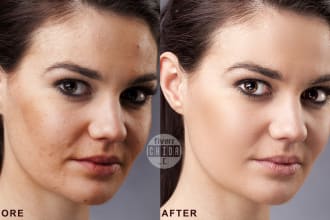 portraits photo retouching headshot, fashion, beauty