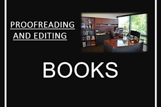 proofread and edit books professionally
