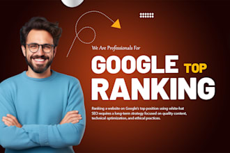 rank your website on google with white hat SEO service
