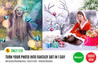 turn your photo into fantasy art in 24hours