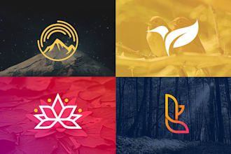 do minimalist line art logo design