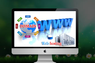 connect your domain to hosting account with upload files