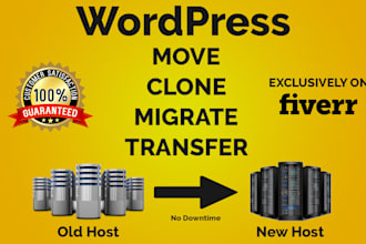 do wordpress migration or wordpress transfer, clone