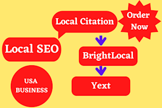 do 100 best USA local citations and business listing for promote local business