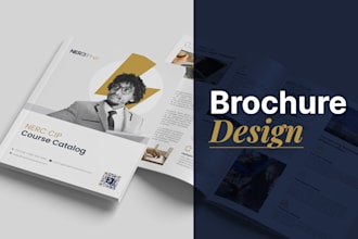 design multi pages brochure, magazine, report