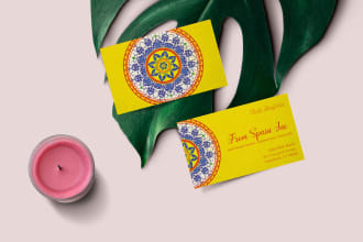 do professional water colour business cards