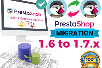 migrate your prestashop 1,6  to latest 1,7,x database