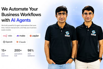 build n8n and makecom ai automation workflows for your business