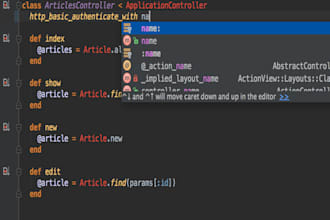 do web applications using ruby on rails framework