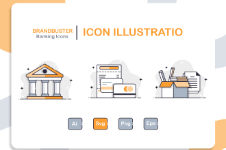 design illustration icon set svg and vector