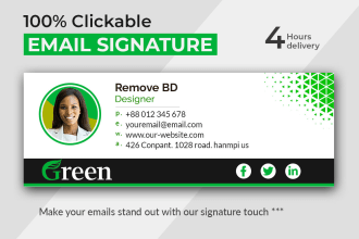 do clickable HTML email signature for your maill