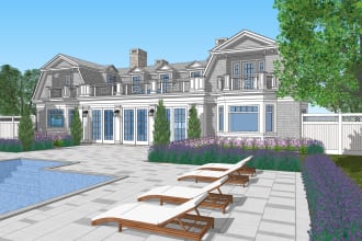 create amazing sketchup 3d model architecture