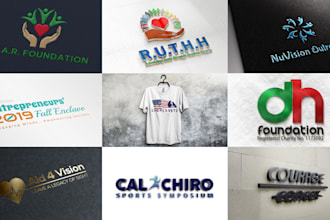 design modern charity business nonprofit or event logo