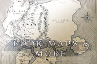 Big Deals!  draw your book or fantasy map in photoshop