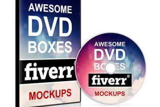 convert your design into realistic dvd case mockup