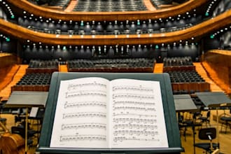 arrange, orchestrate and compose music for your project
