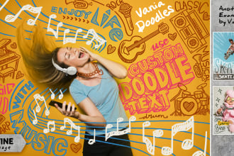 add draw doodle and text message to your photo image