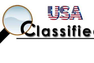 post your url to 30 USA classified ads