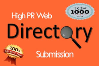 do 1000 directory submission and business listing links