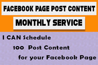 schedule facebook or instagram post on monthly basis