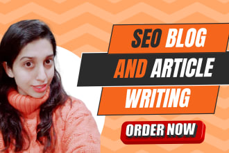 do SEO article writing, blog writing, or content writing