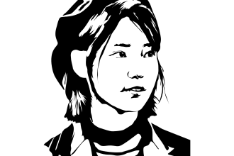 draw your image in stencil style
