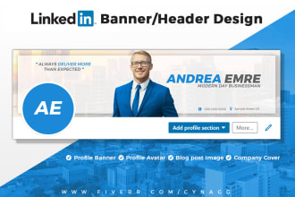 design professional linkedin banner